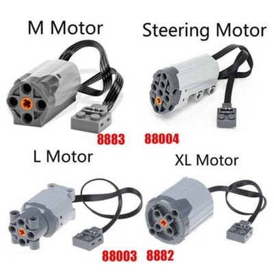For Lego Technic Parts Power Functions 8883 88004 M Large Servo Electric Motor
