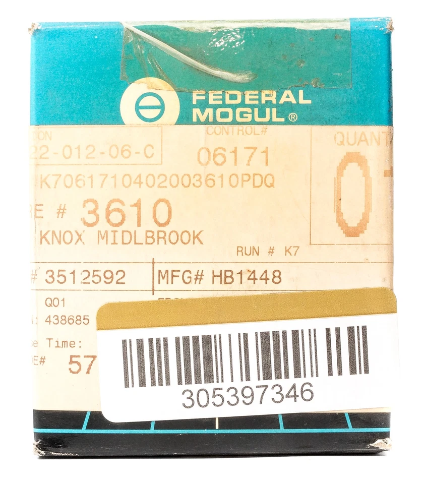 TRW Federal Mogul Front Lower Outer Control Arm Bushing 91-02 Saturn SL1 HB1448 Foto 2 de 4