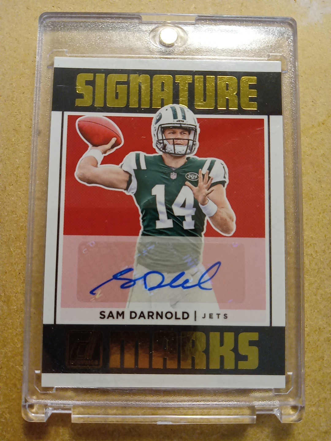 2018 Donruss Signature Marks Sam Darnold Autograph RC SM-SD