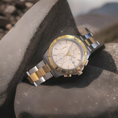 Tag Heuer Luxury 18K Gold Aquaracer Men s CAP-2120  CAF 2120 WG,WAF  Men s Watch
