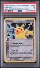 SWIRL PSA 1 2006 Pokemon Pikachu Holo Foil 035 Black Star Promos 2007 Magazine