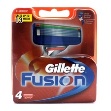 Gillette Fusion Manual Replacement Razor Blades 4 Pack 3.75 per razor