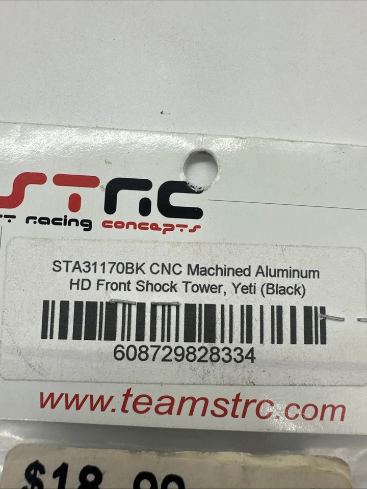 NEW STRC Alum HD Front Shock Tower, Yeti STRST31170GM Or STA31170BK - Image 3 of 3