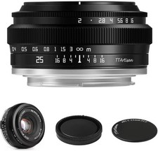 TTArtisan 25mm F2 Manual Focus Lens for Nikon Z Mount APS-C - Like New