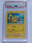 Pokémon Cards PSA Graded Pikachu SM Black Star Promo Build A Bear Stamped PSA 9