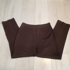 St. John pants brown size 8 work office knit trouser