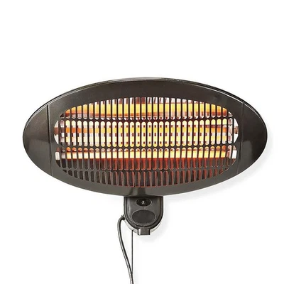 NEDIS Strahler Wärmestrahler Terassenstrahler Heizstrahler IP24 3-Stufen 2000W