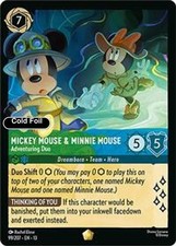 Mickey Mouse  Minnie Mouse - Adventuring Duo Lorcana TCG 13 - 99/204 Cold ...