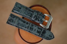 Handmade gray nubuck PAM Officine Panerai strapsize 26/24 or any size 