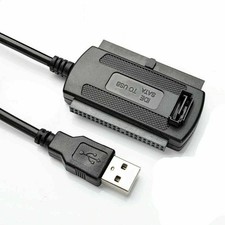 IDE SATA to USB 2.0 Adapter Converter Cable For 2.5 3.5 Inch Hard Drive HD 107