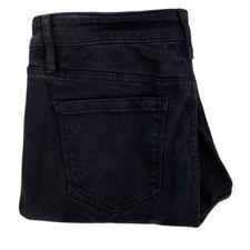 Jeanswest Womens Black Biker look Skinny Stretch Jeans Size 8 measured GUC JKN9