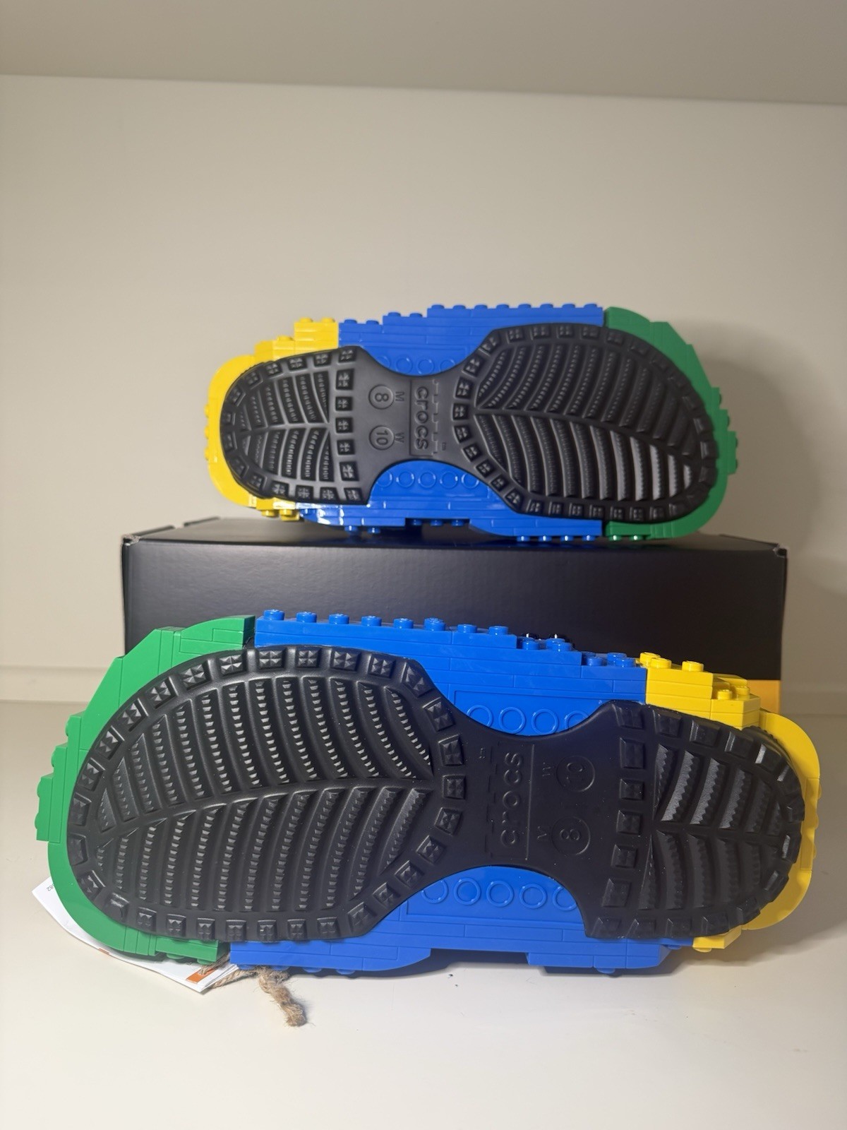 Crocs x LEGO 4lw System Clog Unisex Black Multicolor US 8M/10W 211873-001 image 6