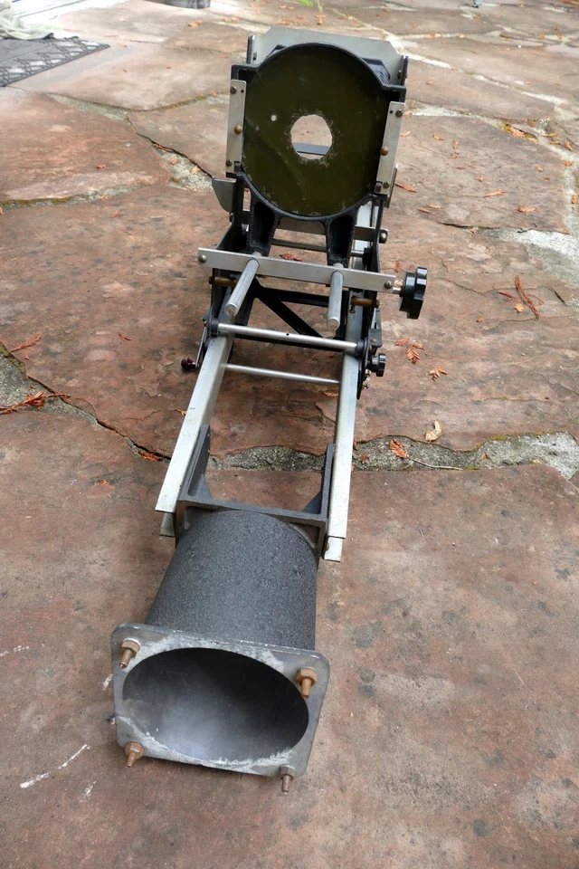 Simmon Omega D II 2 Ampliador de Fotos 4x5" Ampliador Lente Escenario Fuelle Marco Foto 4 de 4