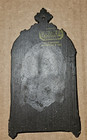 Vintage Burwood religious wall plaque depicts Saint Anthony with a praying child — photo 2
