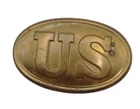 Antique Civil War US Army Oval Belt Buckle Reproduction