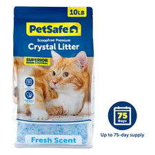 PetSafe ScoopFree Crystal Cat Litter Fresh Scent 10 lb Odor Control