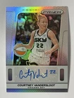 COURTNEY VANDERSLOOT 2025-26 PANINI PRIZM WNBA THROWBACK SILVER AUTO SKY