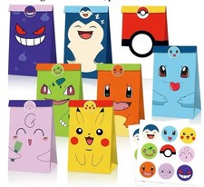 Pokemon Party Supplies Decoration Favors8 designs RANDOMLY SELECTED 1Gift Bag
