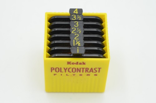 New Kodak Polycontrast Filter Kit Vintage Model A with Original Box DARK ROOM - Picture 2 of 9