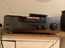 Kenwood VR-307 Audio Video Surround Receiver-Remote,Cable Cord & Manual Bundle