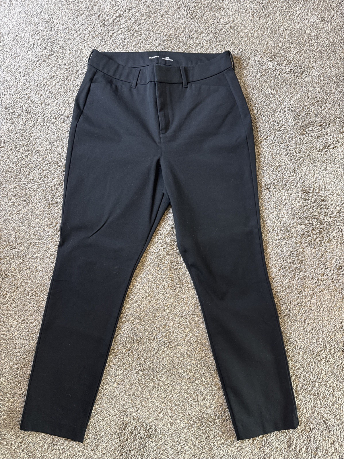 Old Navy Woman’s Pixie High Rise Dress Pants Black Size 10