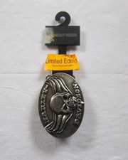 HARLEY DAVIDSON 2015 Winged Skull Belt Buckle Bottle Opener Unused/New (dec bx)