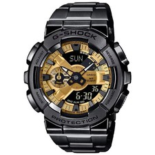 Casio G-Shock Metal Covered GM-110BD-1A9 Gold Dial 49mm New Full Set Men's Watch