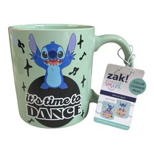NEW Zak! Disney Lilo & Stitch Color Change Mug Coffee Cup It's Time To Dance