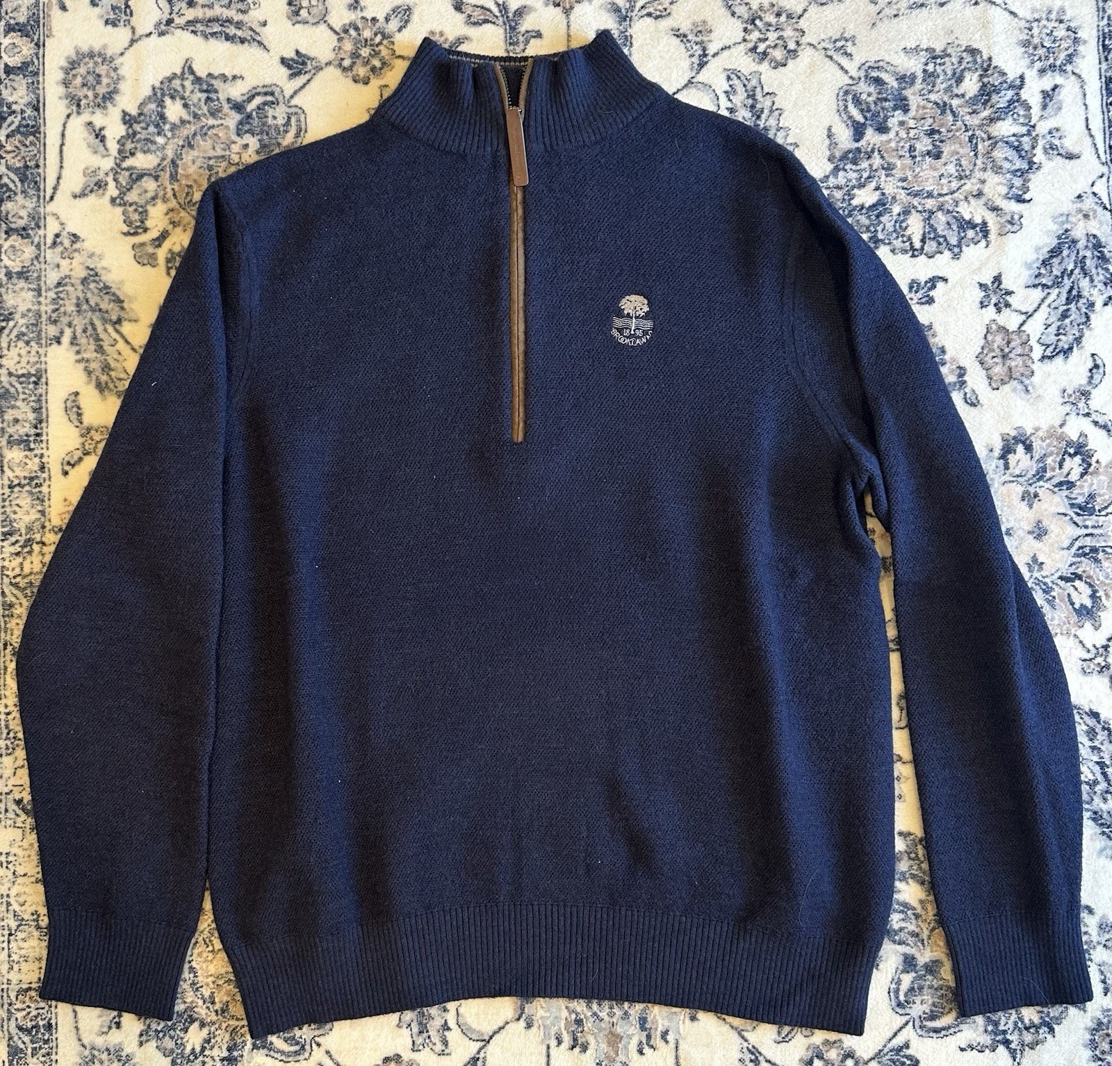 Vineyard Vines Brooklawn CC Men’s quarter Zip Cashmere Large L