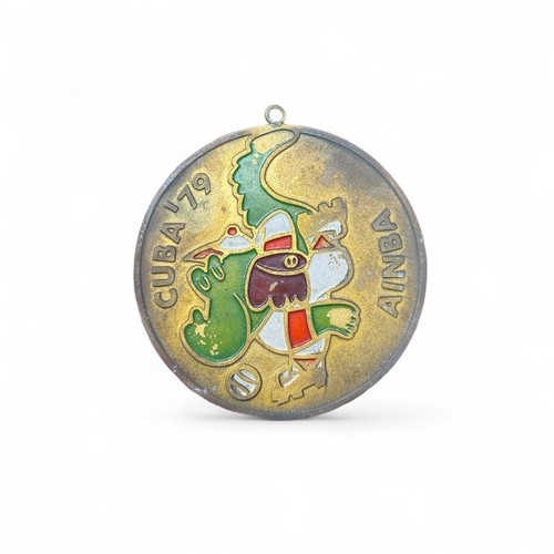 Official Medal, IV Intercontinental Cup, Amateur Baseball, 1979, Pedro Medina.
