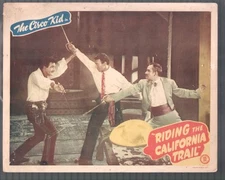 Riding the California Trail 11"x14" Lobby Card #6 Gilbert Roland Cisco Kid Weste