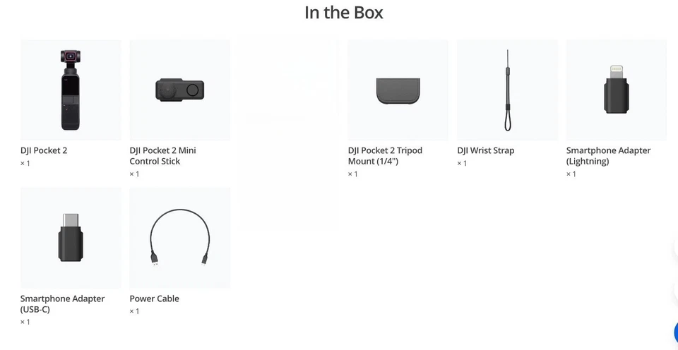 DJI Osmo Pocket 2 Handheld Gimbal Stabilizer 3-Axis 4K Camera - Image 3 of 4