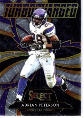 2020 Panini Select #T4 Adrian Peterson Turbocharged