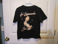 Official Selena Merchandise T-shirt Shirt Black La Legenda Small S Cropped