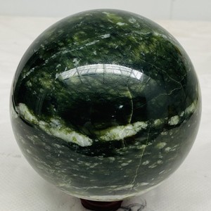 Natural Southern Jade Sphere Green Serpentine Crystal Ball Healing 3100g 6.83LB