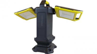 Lampa warsztatowa LED Hercules 2x25W 4000lm i 2000lm 6500K IP54 powerbank GW-003