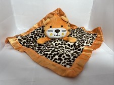 Lovey Plush Tiger By Garanimals Security Baby Blanket Satin Trim Leopard Print
