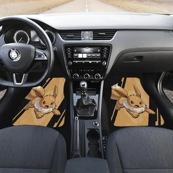Eevee PKM Car Floor Mats Style Custom For Fans