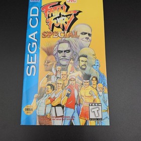 Sega CD - Fatal Fury Special - Complete w/Manual & Reg Card - Authentic - Tested