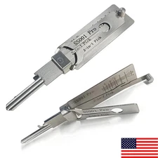 Hook And Pickup Tool Kit 2 In 1 Portable Lock Picking Set Ergonomic Handle**