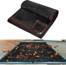 36 Ft X 18 Ft Black Pool Leaf Net for Rectangle Inground above Ground Pool Scree