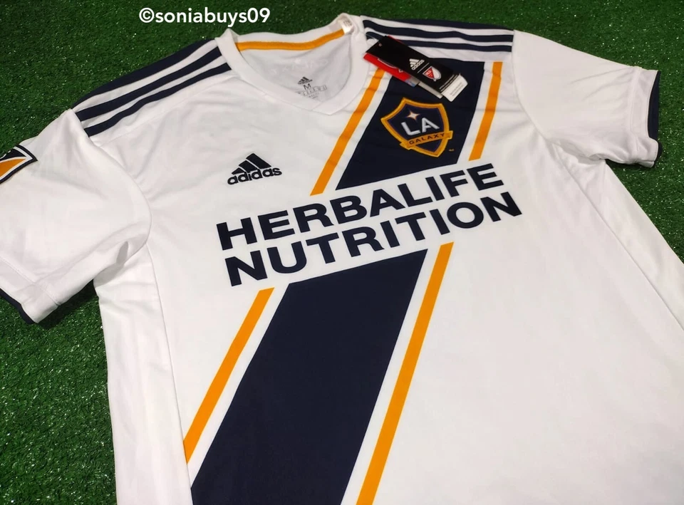 Мужская футболка Adidas IBRAHIMOVIC MLS LA Galaxy домашний футбол, CE3296, белая, размеры - Изображение 3 из 4