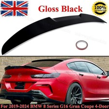 Gloss Black M4 Style Rear Trunk Spoiler For BMW 8 Series G16 F93 M8 Gran Coupe