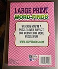KAPPA LARGE PRINT WORD FIND BOOK WORD SEARCH FUN PUZZLES - 98 Pages - VOLUME 333 — photo 2