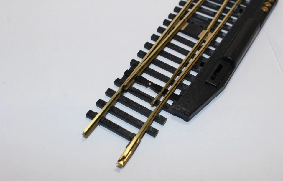 fg6049, Alte Roco 1x Weiche lang links Elektrischer Weichenantrieb silbe. TOP H0 - Bild 3 von 4