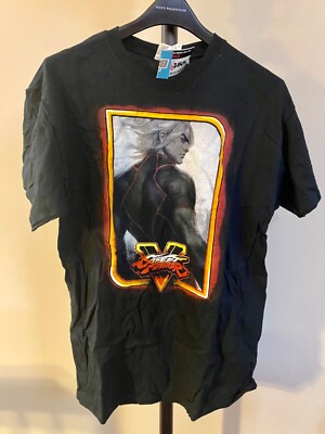 Nerd Block STREET FIGHTER V Size L Black T-Shirt