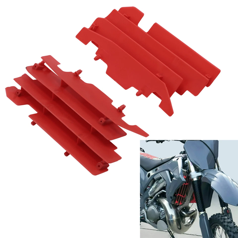 Protector de persianas de radiador apto para Honda CR250R 2 tiempos 2000-2004 CRF450R 2003-2004 Foto 4 de 4
