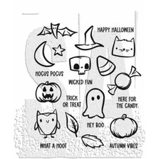 Stampers Anonymous Stamp Set - Tiny Frights, CMS468 by: Tim Holtz