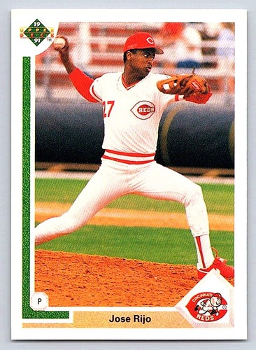 1991 Upper Deck - #298 Jose Rijo - *Near Mint* - 第 1/2 張圖片