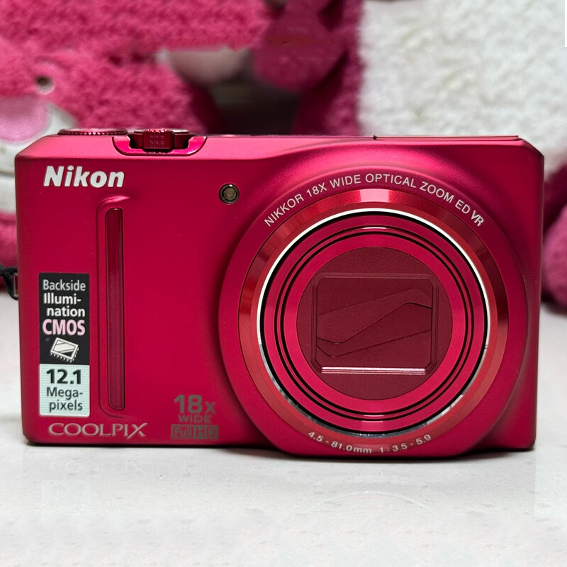 Nikon COOLPIX S9100 赤 18倍ズーム Nikon COOLPIX S9100 12.1MP 18x Zoom HD Digital Camera Red